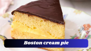 Boston cream pie