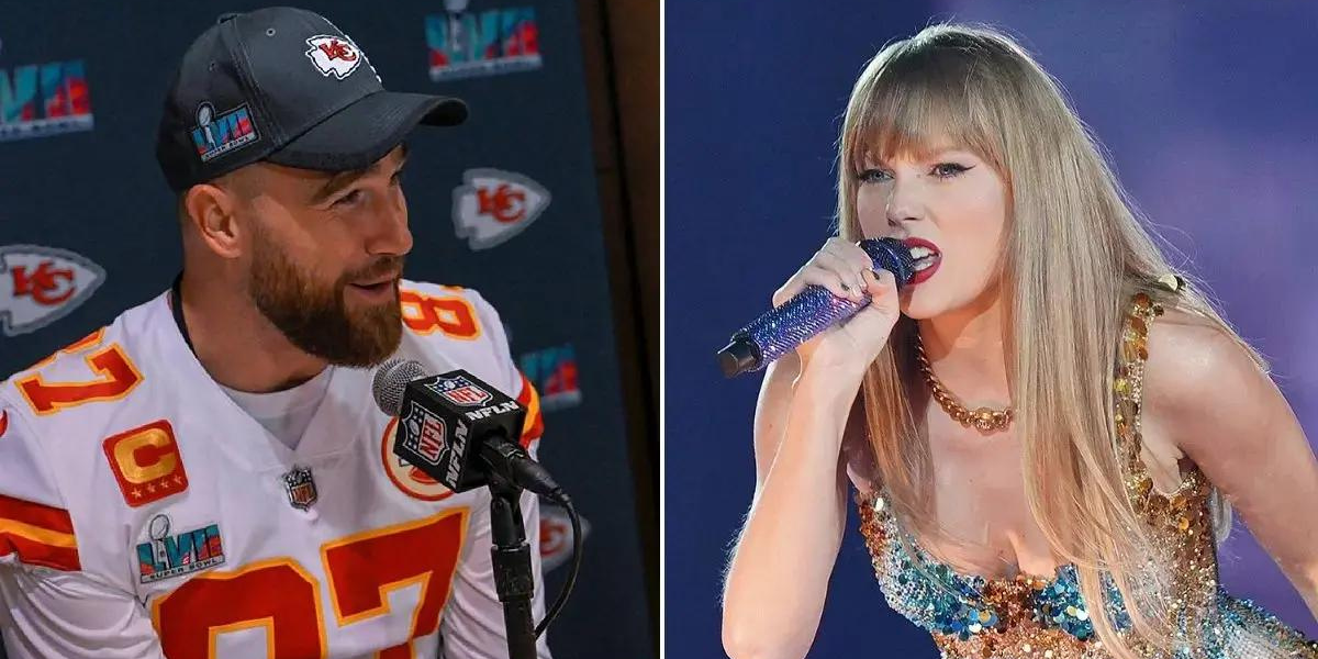 A leaked photo shows that Taylor Swift and Travis Kelce enjoyed a romantic date night at the cutest pop-up Christmas bar.