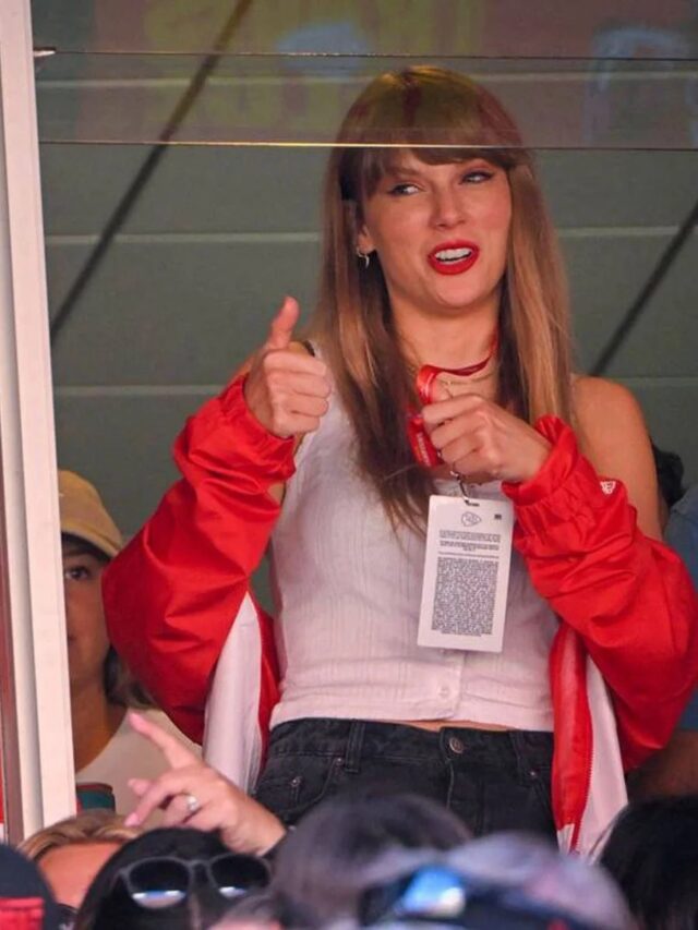 While cheering for the Chiefs at Arrowhead Stadium, Tony Romo calls Taylor Swift Travis Kelce’s “wife.”